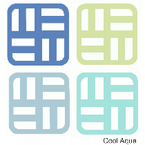 Geo Weave Set of 4 Coasters 