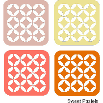 Geo Diamond Set of 4 Coasters 